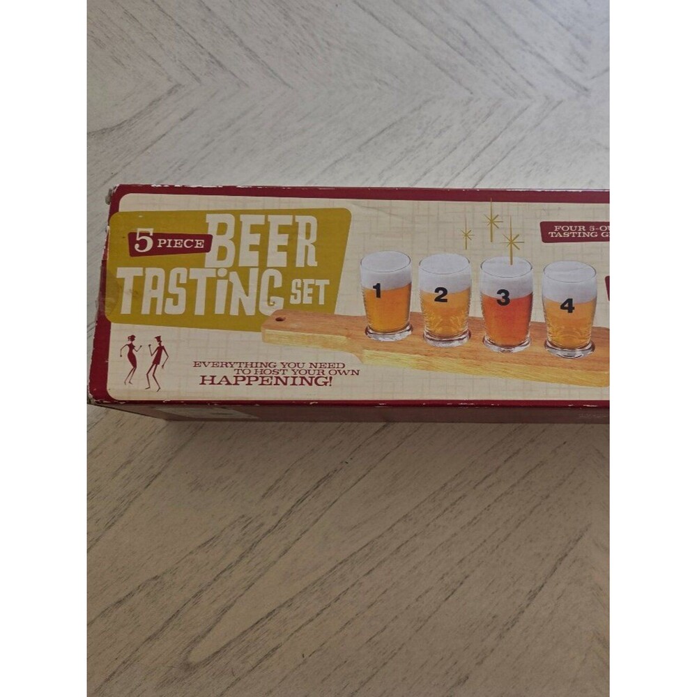 Vintage Wembley 5 piece Beer Tasting Flight set